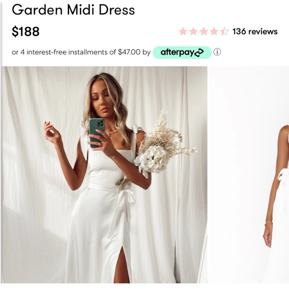 Show Me Your MuMu Garden Midi Dress